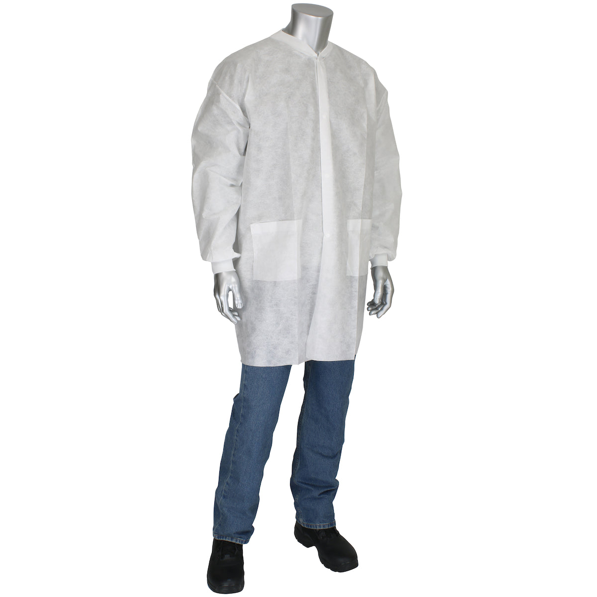 C3828 Standard Weight SBP Lab Coat - Two pockets 37 gsm