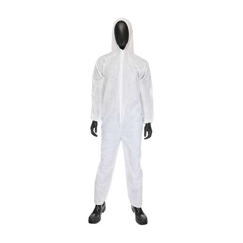 C3856 SMS Coverall with Hood Elastic Wrist & Ankle 42 gsm