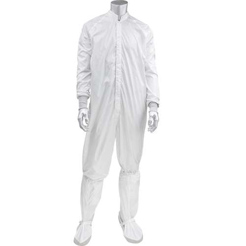 CC1245-16WH Ultimax Stripe ISO 3 (Class 1) Cleanroom Coverall