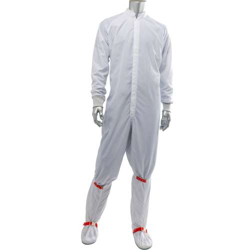 CC1245-65WH C3 ISO 4 (Class 10) Cleanroom Coverall