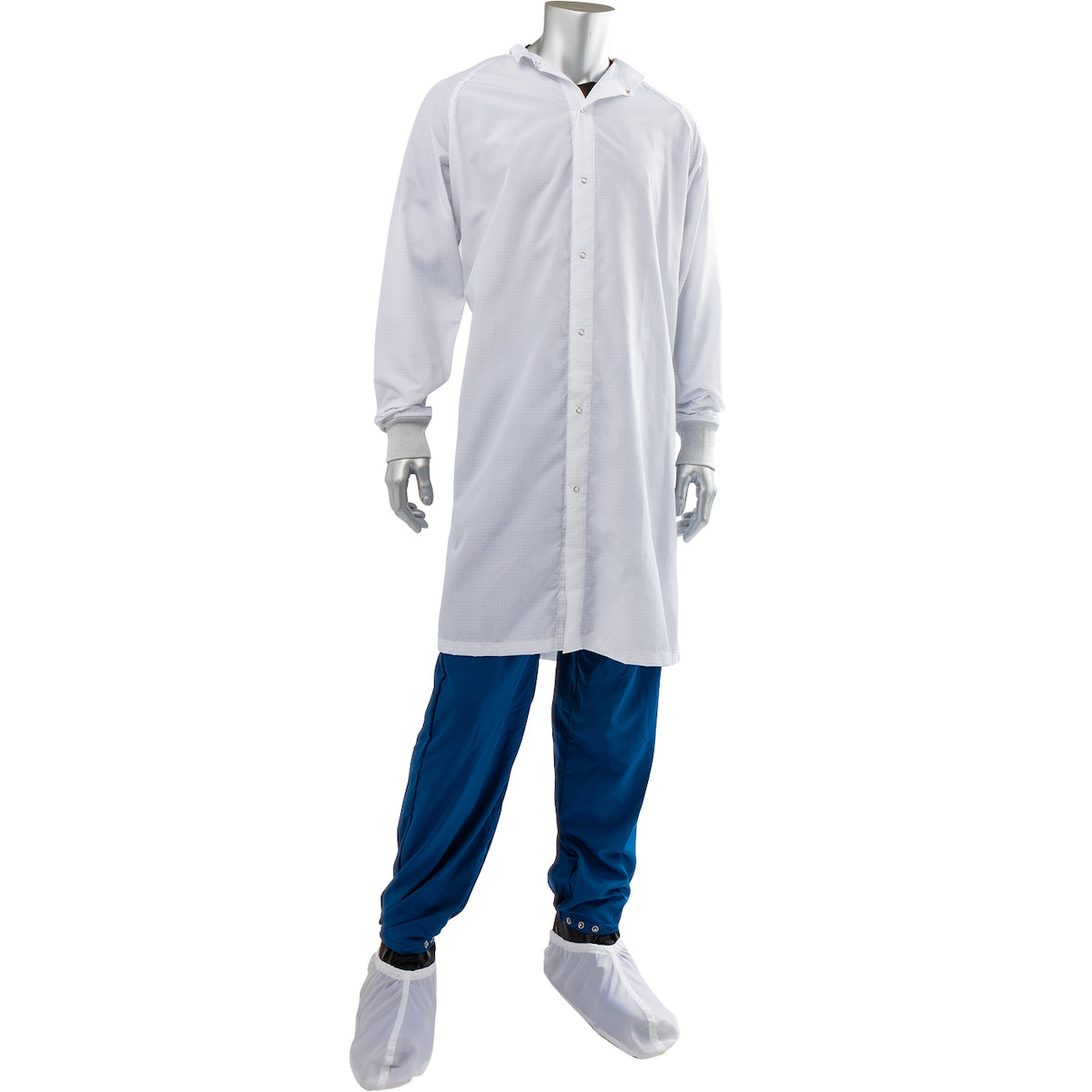 CFRC-65WH C3 ISO 4 (Class 10) Cleanroom Frock