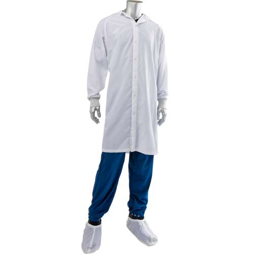 CFRC-65WH C3 ISO 4 (Class 10) Cleanroom Frock