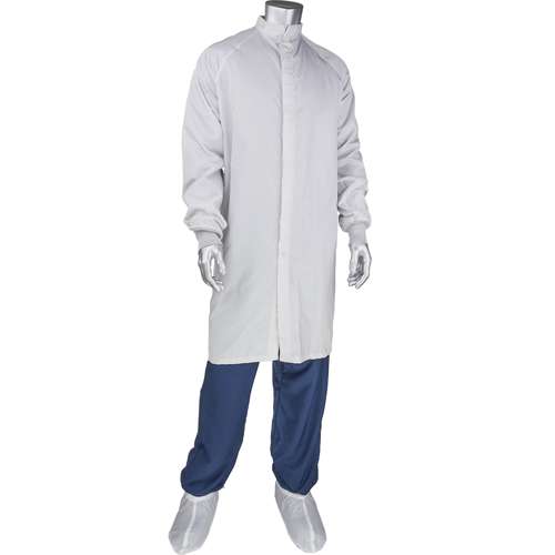 CFRZC-89WH Disctek 2.5 Grid ISO 4 (Class 10) Cleanroom Frock