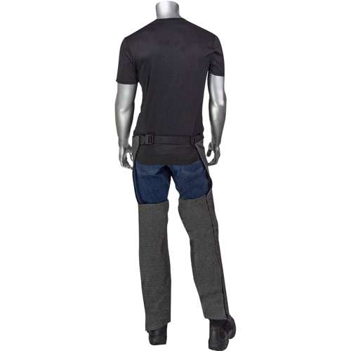 CHAPS-2.5-MR ATA® Blended Cut Resistant Chaps that Wrap Around Legs, Adjustable Hook & Loop Straps
