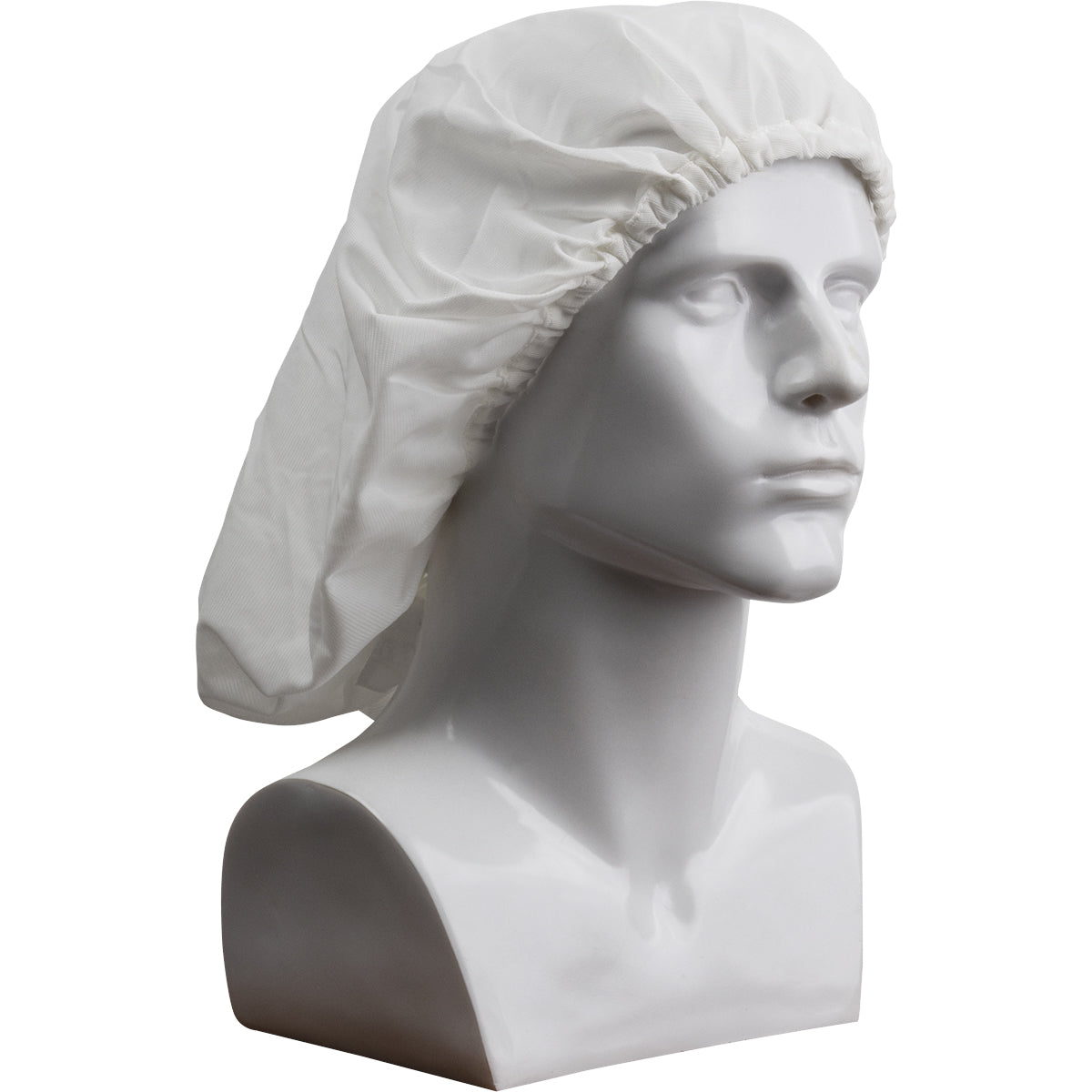 CHB24-76WH Antimicrobial Tricot Bouffant