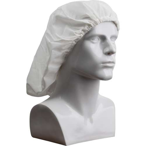 CHB24-76WH Antimicrobial Tricot Bouffant