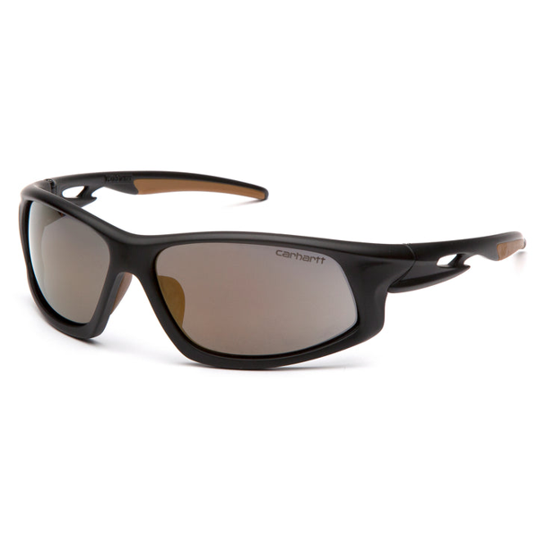 Pyramex CHB690DT Ironside - Safety Eyewear - Black and Tan Frame/Antique Mirror Anti-Fog Lens
