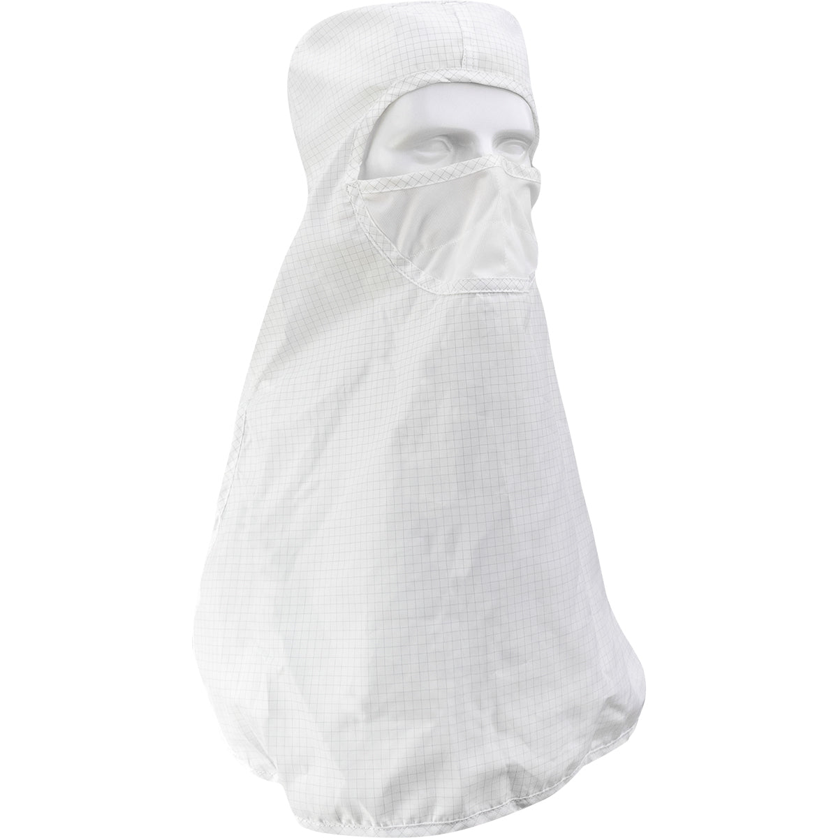 CHPIN2-74WH Altessa Grid ISO 5 (Class 100) Cleanroom Hood with Built-In Face Mask - Pull Over