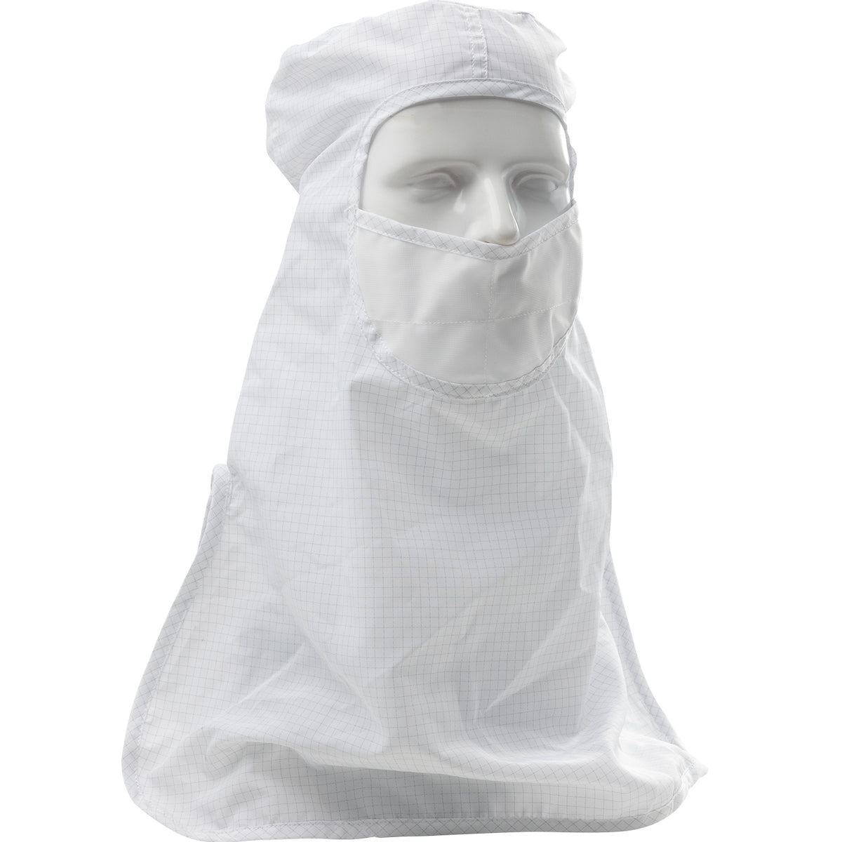 CHPIN2-65WH C3 ISO 4 (Class 10) Cleanroom Hood with Built-in Face Mask - Pull Over