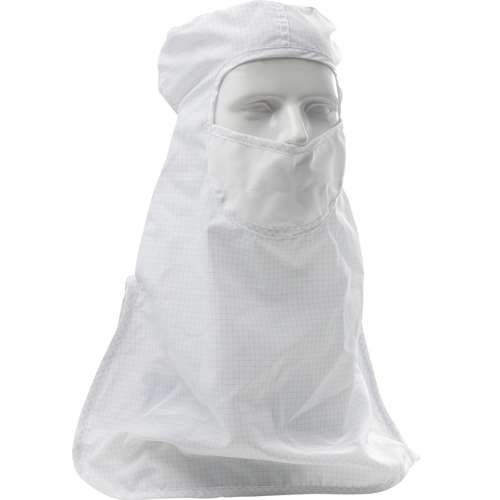 CHPIN2-65WH C3 ISO 4 (Class 10) Cleanroom Hood with Built-in Face Mask - Pull Over
