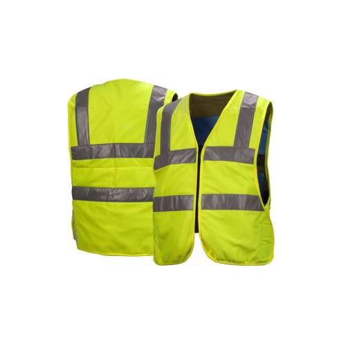 CV200 Hi-vis lime vest size 2XL adjusts to 5XL