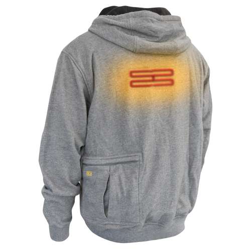 DCHJ080B DCHJ080 Men's Heated French Terry Cotton Hoodie without Battery