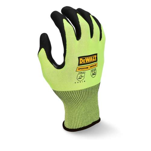DPG833 DPG833 Hi-Vis Touchscreen Micro Foam Nitrile A2 Cut Glove