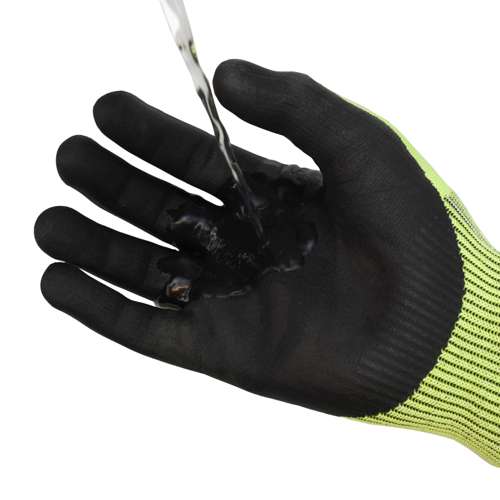 DPG855 DPG855 Hi-Vis Foam Nitrile A4 Cut Glove