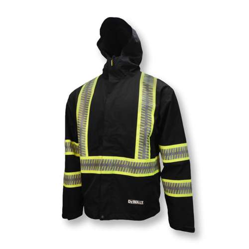 Radians DRW11-1 DRW11 Waterproof Lightweight Packable Wind and Rain Jacket - Safety Jacket