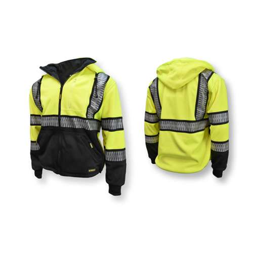 DSJ32-3 DSJ32-3 Deluxe Zip Front Class 3 Hoodie
