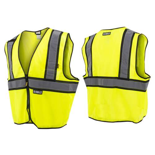 DSV221 DSV221 Class 2 Contrasting Trim Economy Mesh Vest