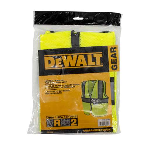 DSV221 DSV221 Class 2 Contrasting Trim Economy Mesh Vest