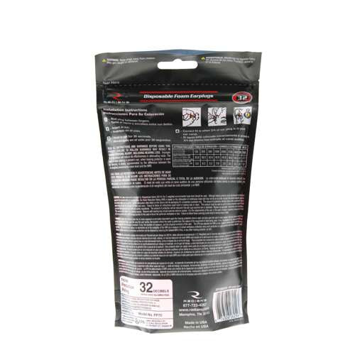 FP70-BG50 Resistor® 32 Foam Earplugs Bag