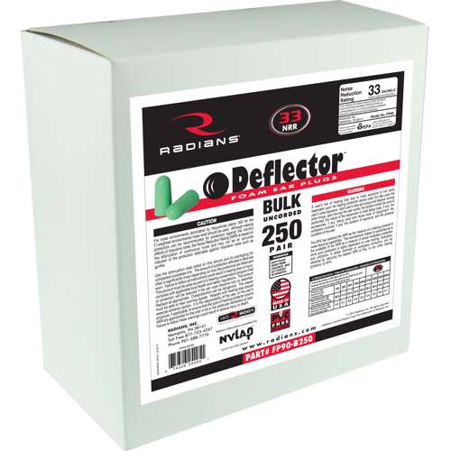 FP90-B250_STY Deflector® Foam Uncorded Earplug Dispenser Refill