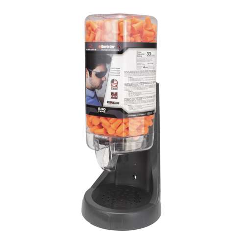 Radians FPD-500L80_STY Refillable Dispenser with Deviator™ FP80 Plugs - Hearing Protection