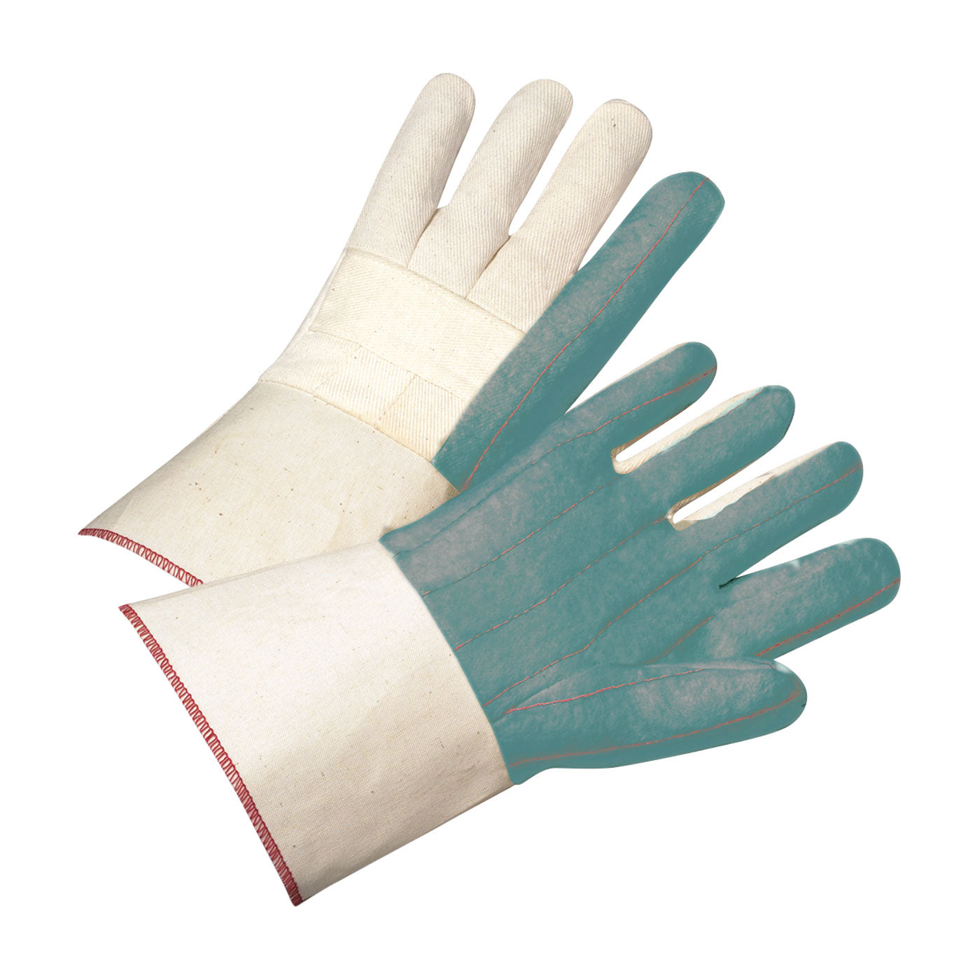 GG42SI Heavy Weight Cotton Hot Mill Glove with Double Palm and Rayon Lining - 24 oz