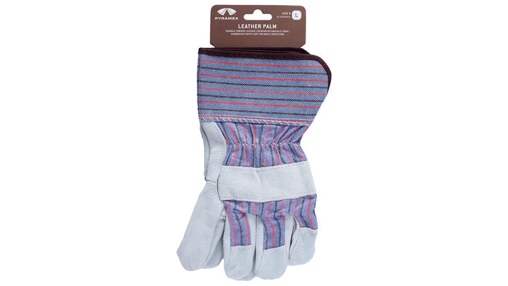 GL1001WHTXL HangTag Leather Palm Safety Cuff XL