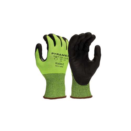 GL621CVPXL 18g A5 HPPE Microfoam Nitrile T/Sc Vend Pk XL