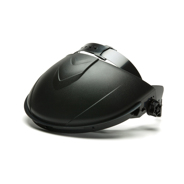 Pyramex PYHGBRKITCS HGBR adapter and S1040 faceshield packaged for retail - Safety Helmet