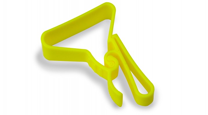 HHC120 Dielectric Hard Hat Clip-Yellow