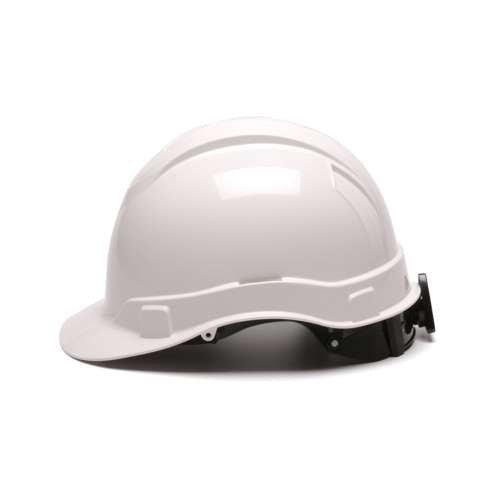 HP44110 Ridgeline Hard Hat - White-Ridgeline Cap Style 4 Pt Ratchet Suspension