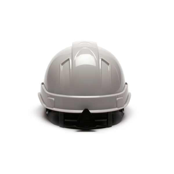 Pyramex HP44110 Ridgeline Hard Hat - White-Ridgeline Cap Style 4 Pt Ratchet Suspension