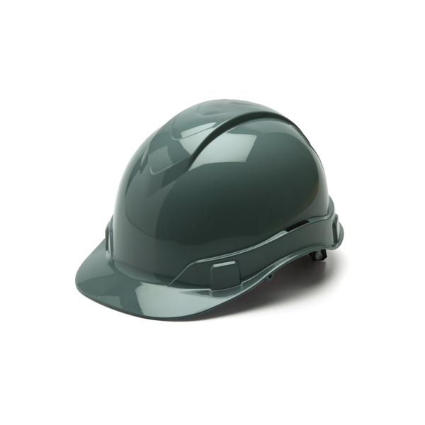 Pyramex HP44110 Ridgeline Hard Hat - White-Ridgeline Cap Style 4 Pt Ratchet Suspension