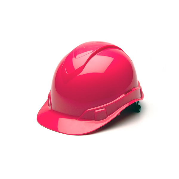 Pyramex HP44110 Ridgeline Hard Hat - White-Ridgeline Cap Style 4 Pt Ratchet Suspension