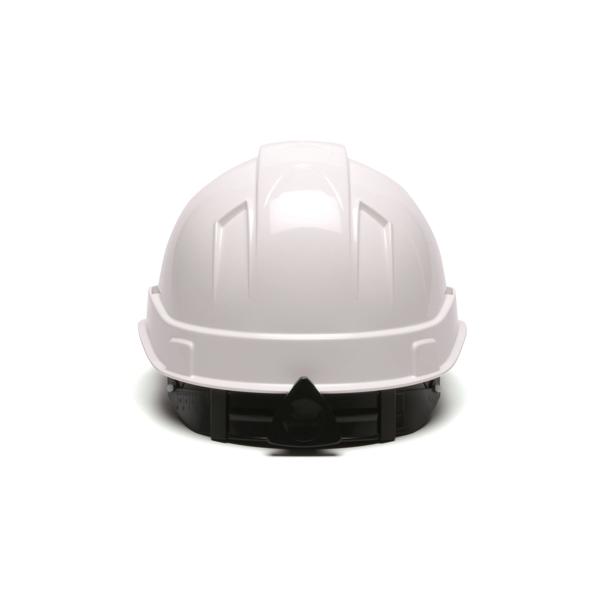 Pyramex HP44110 Ridgeline Hard Hat - White-Ridgeline Cap Style 4 Pt Ratchet Suspension
