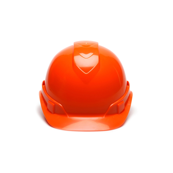 Pyramex HP44110 Ridgeline Hard Hat - White-Ridgeline Cap Style 4 Pt Ratchet Suspension