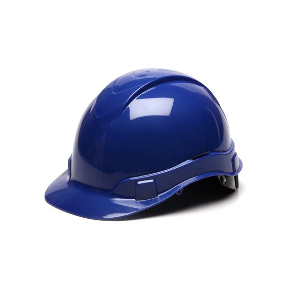 Pyramex HP44110 Ridgeline Hard Hat - White-Ridgeline Cap Style 4 Pt Ratchet Suspension