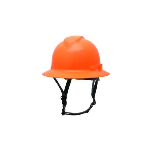 HPT256141 Ridgeline T2 Full Brim Hard Hat - Hi-Vis Orange - 6pt Ratchet Suspension