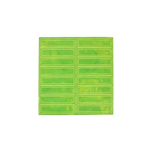 HVRSLM_HP44141 Reflective Hard Hat Sticker - Lime