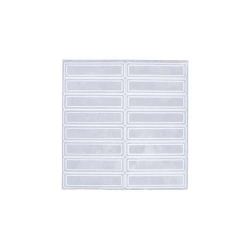 HVRSWHI_HP44131 Reflective Hard Hat Sticker - White