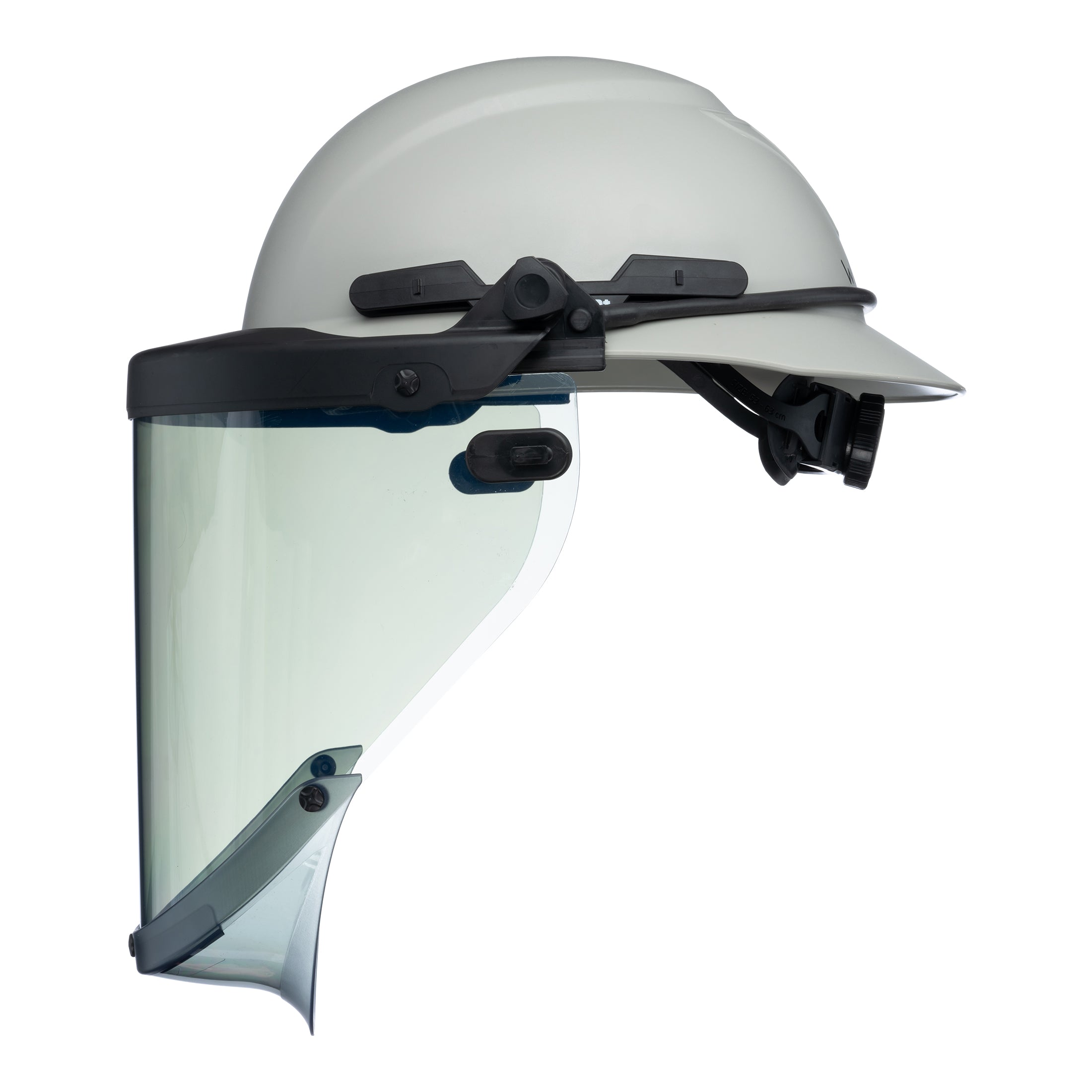 Hardknock ARC Shield Bracket w/ 12-Cal Visor for Resolve Helmet, Clear