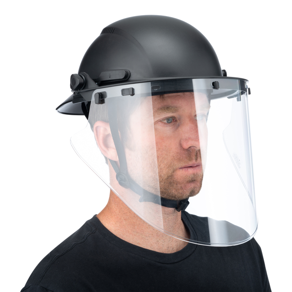 865-5 Hardknock Full Face Shield, Anti-Fogging, Clear