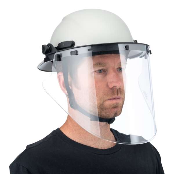 865-5 Hardknock Full Face Shield, Anti-Fogging, Clear