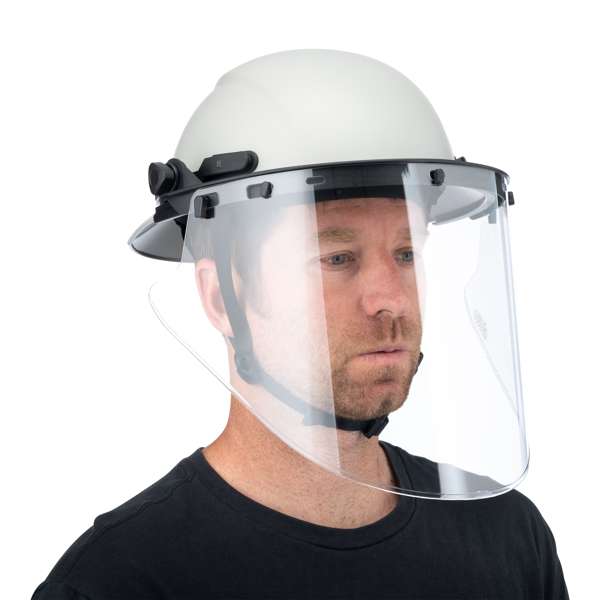 Hardknock Visor, Premium Clear, Polycarbonate High Heat