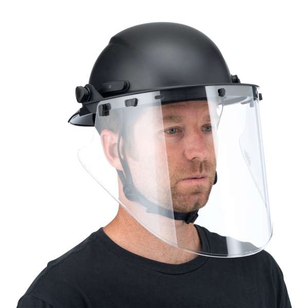 Hardknock Visor, Premium Clear, Polycarbonate High Heat