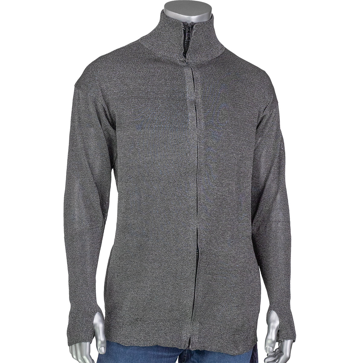 J100SP-4CM-TH ATA® Blended Cut Resistant Jacket with Mesh Back and Thumb Holes