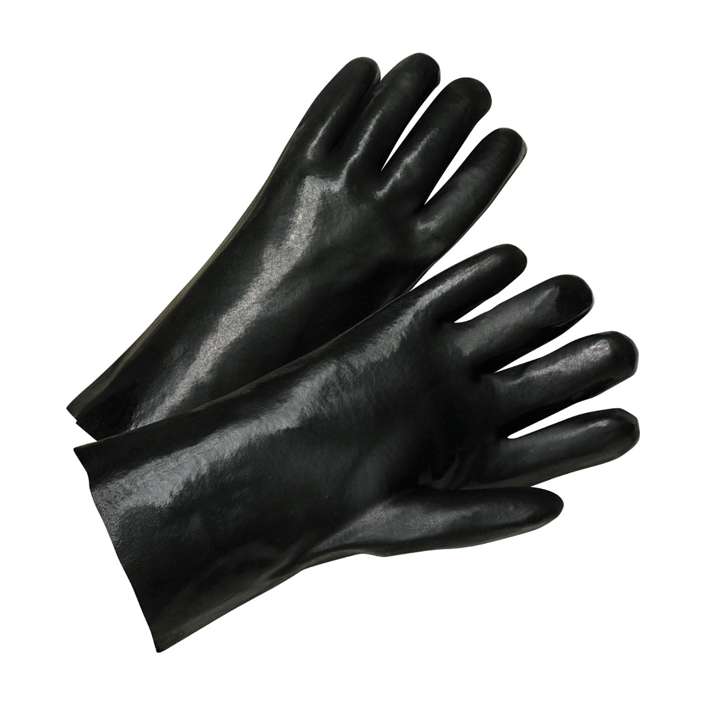 J1027 PVC Dipped Glove with Jersey Liner and Smooth Finish - 12" Length