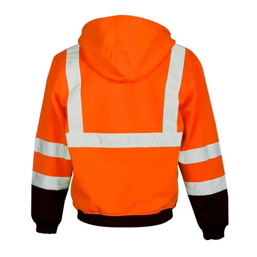 Kishigo JS10 Hoodie Sweatshirt with Zipper - Safety Hoodie