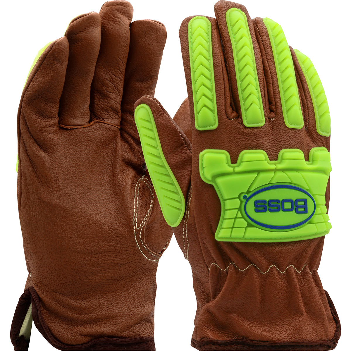 KS993KOAB AR Top Grain Goatskin Leather Drivers Glove with Oil Armor™ Finish and Para-Aramid Lining - TPR Impact Protection