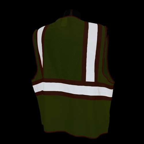 LHV-5ANSI-CT LHV-5ANSI-CT Type R Class 2 3.5oz Poly Mesh Safety Vest